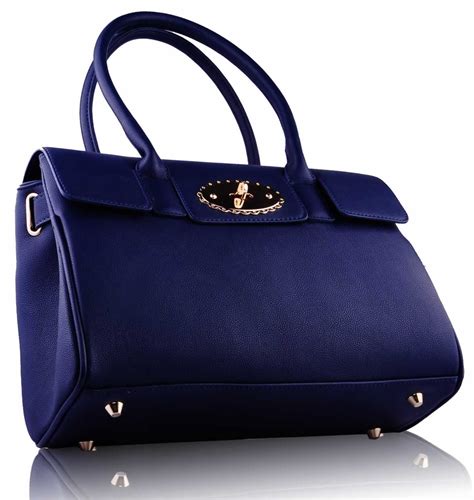 blue luxury bag|navy blue designer handbags.